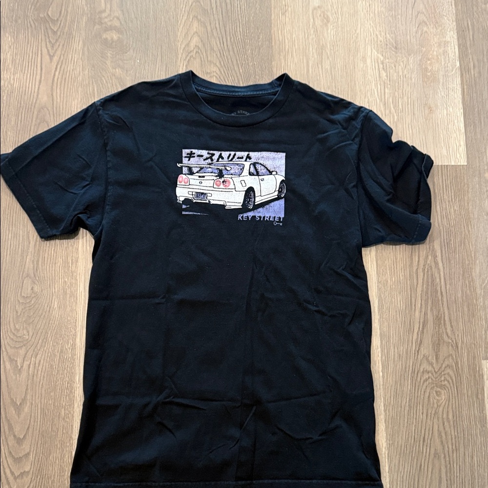 PacSun Black Car Graphic Tee